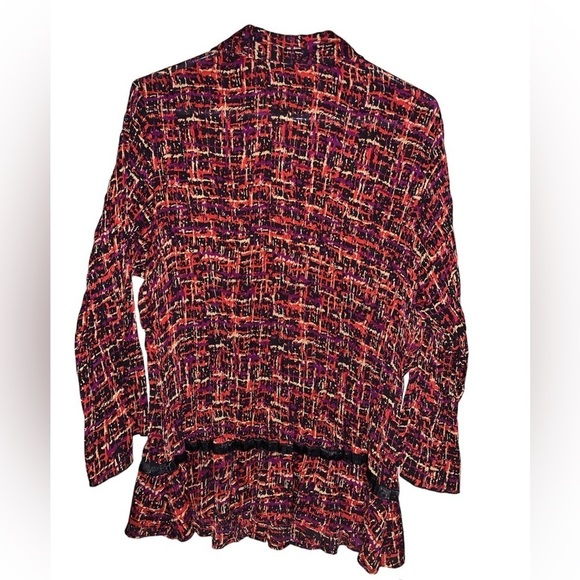 NY Collection Xl blouse red black lightweight - Picture 6 of 6